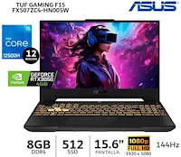 Laptop Asus TUF Gaming F15 Ci5-12500h 8Gb, 512Gb SSD-RTX 3050 4Gb-15.6"